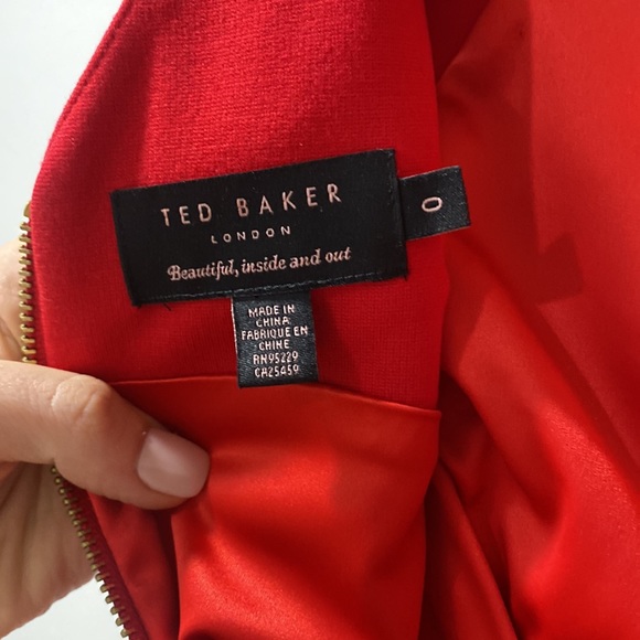 Ted Backer Red Dress - Picture 3 of 3